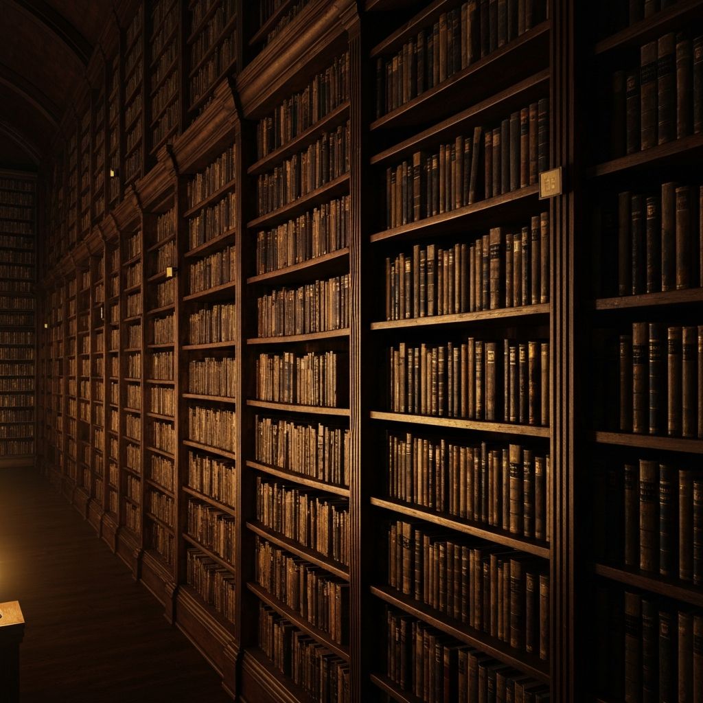 Könyvtári archívum, a tudásrendszerezés vizuális megjelenítése